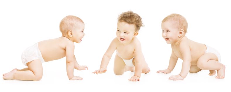 La motricité libre bébés en motricité libre
